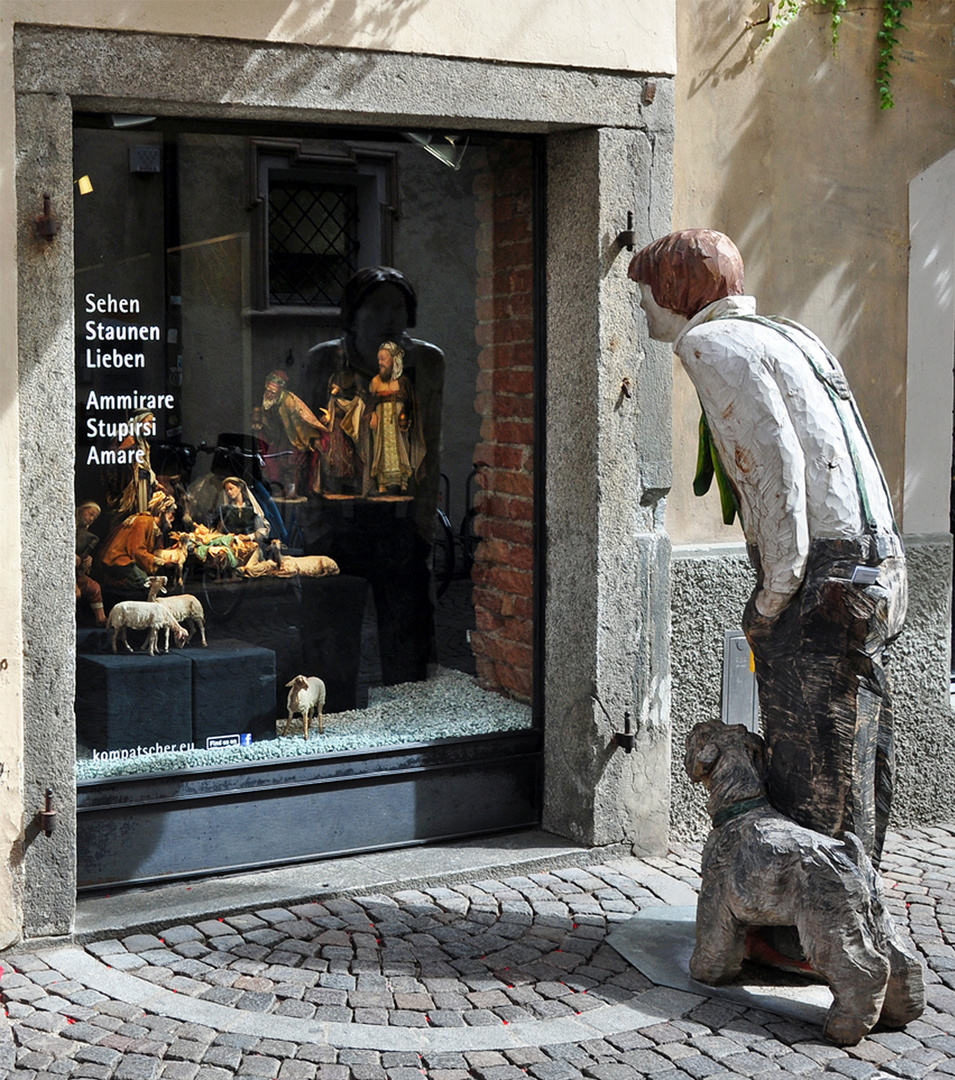 Schaufenster Spiegelung