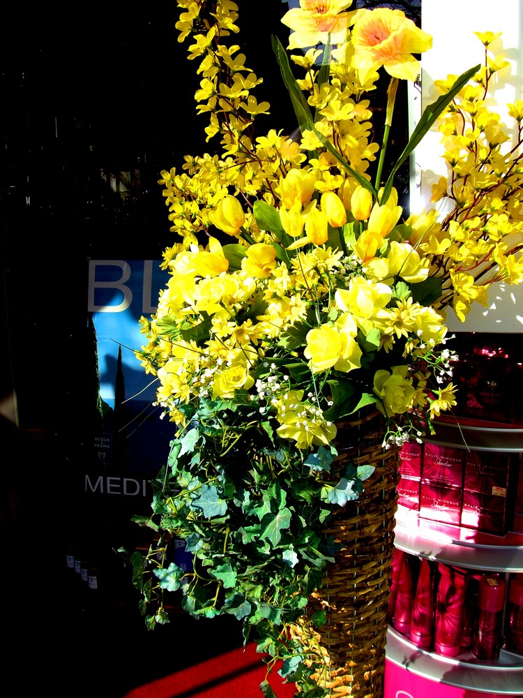 Schaufenster vor Ostern