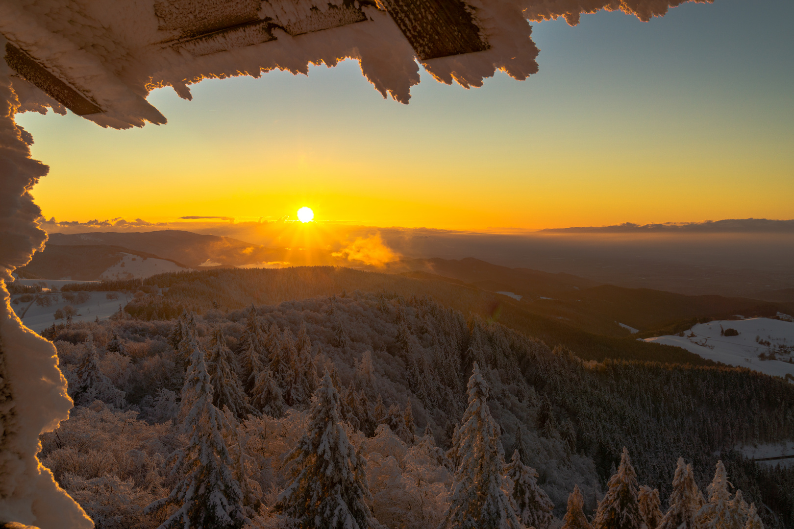 Schauinsland Sonnenuntergang