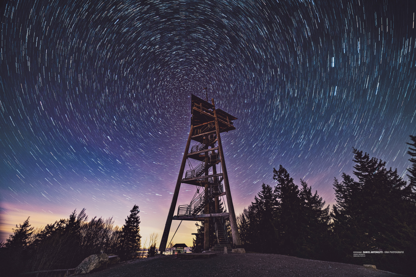 Schauinslandturm Startrail