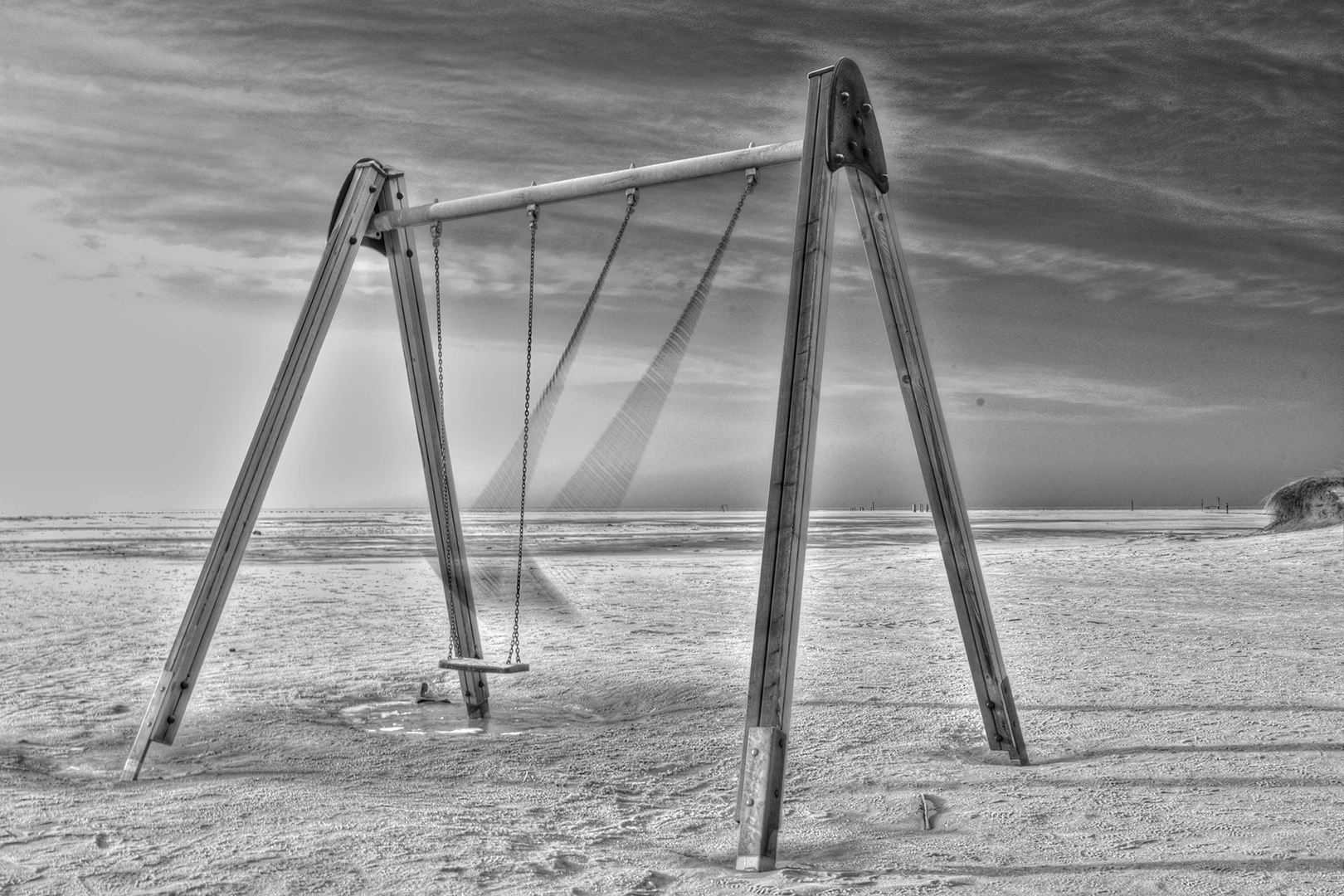 Schaukel am Strand