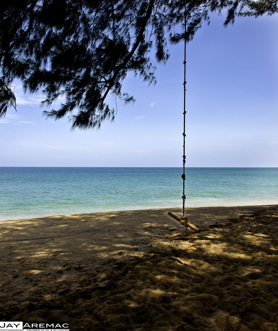 Schaukel am Strand