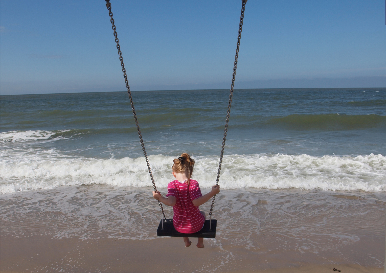 Schaukel am Strand von Domburg