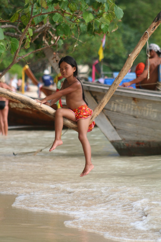 schaukeln am Strand