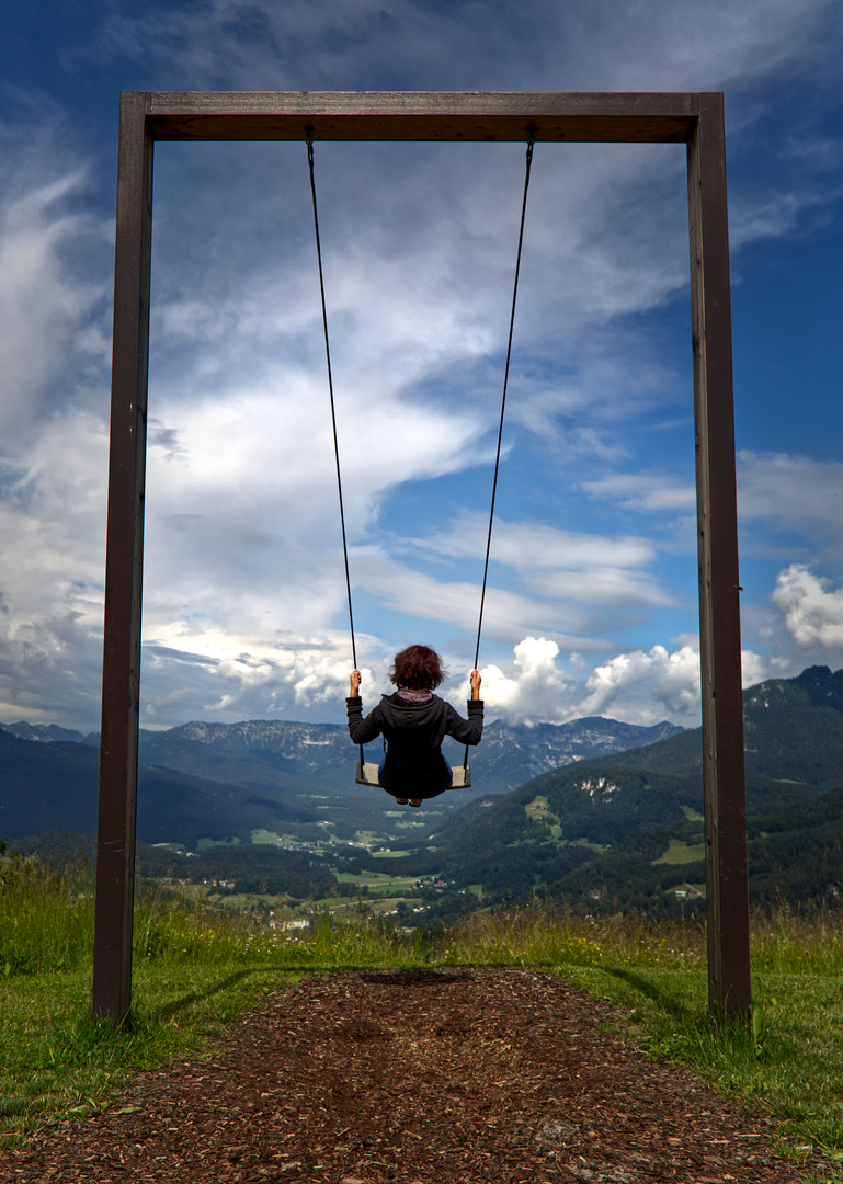 Schaukeln in den Himmel