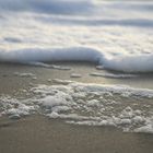 Schaum am Strand