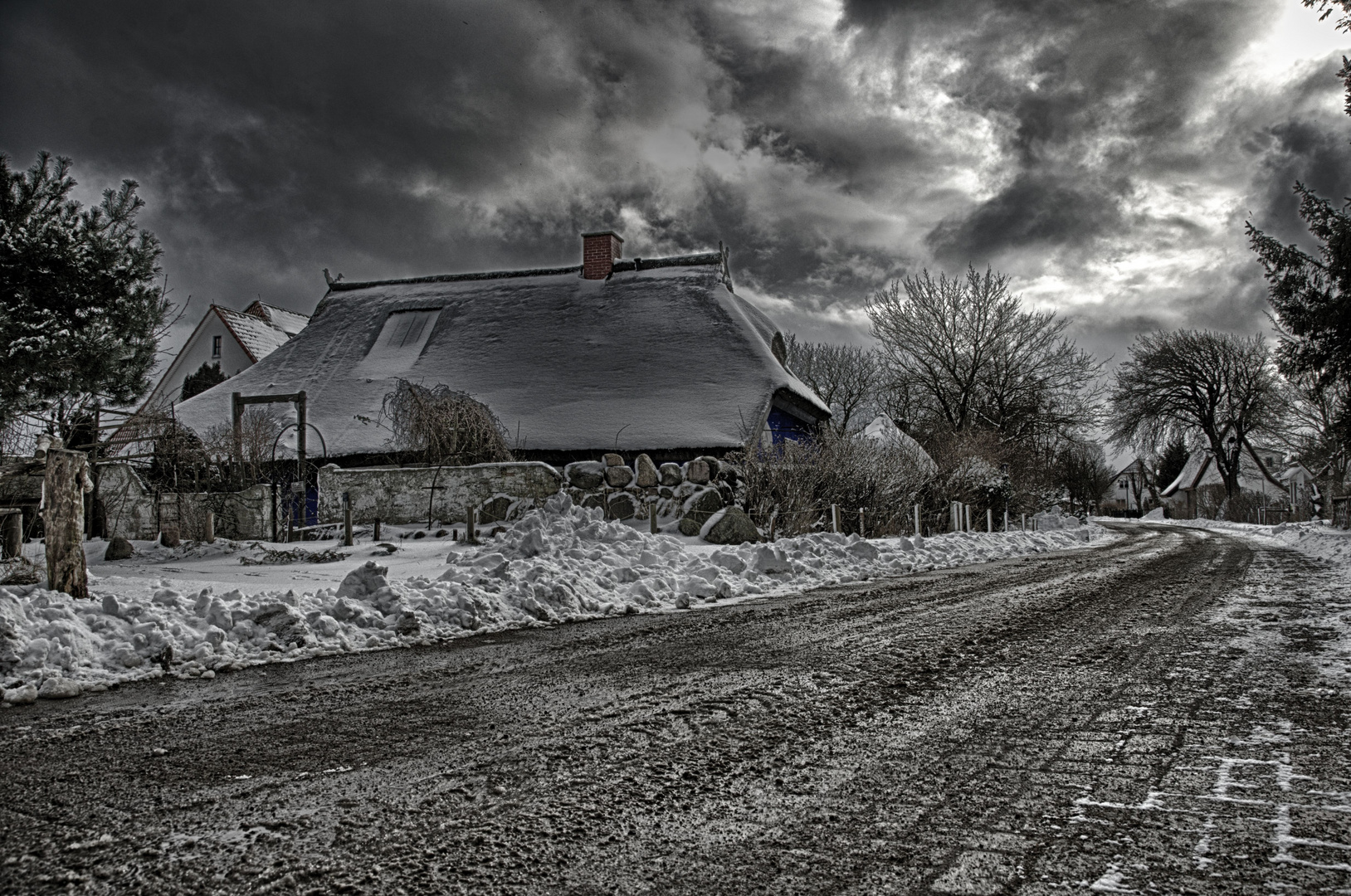 Schaurig der Winter.