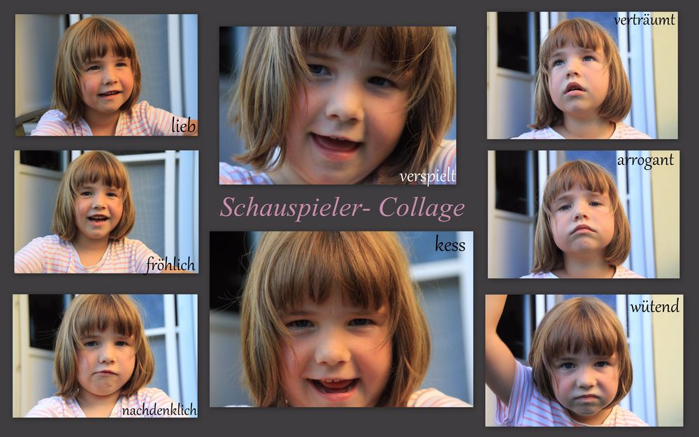 Schauspieler Collage