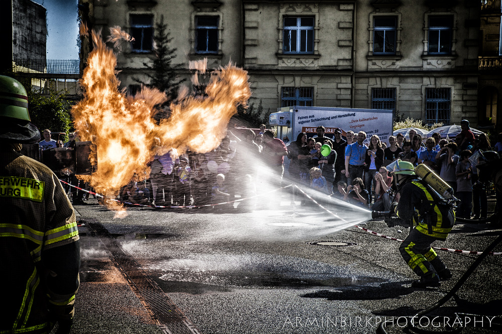 Schauübung der BF Regensburg