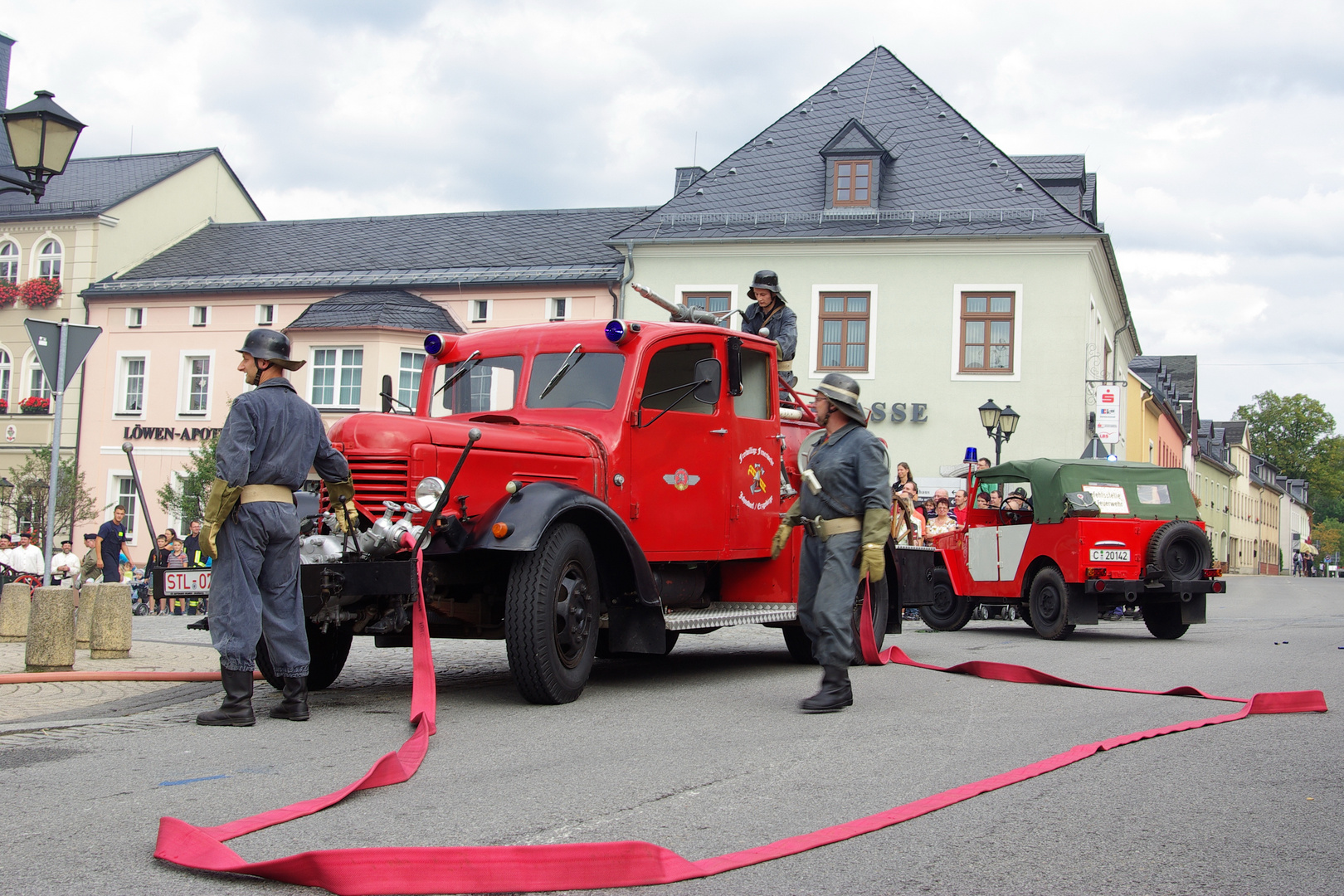 Schauvorführung - 150 Jahre FF Zwönitz