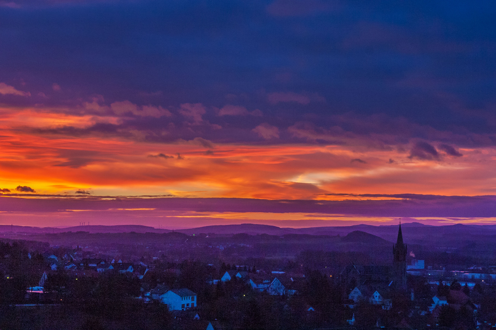 Schefede im Morgengrauen