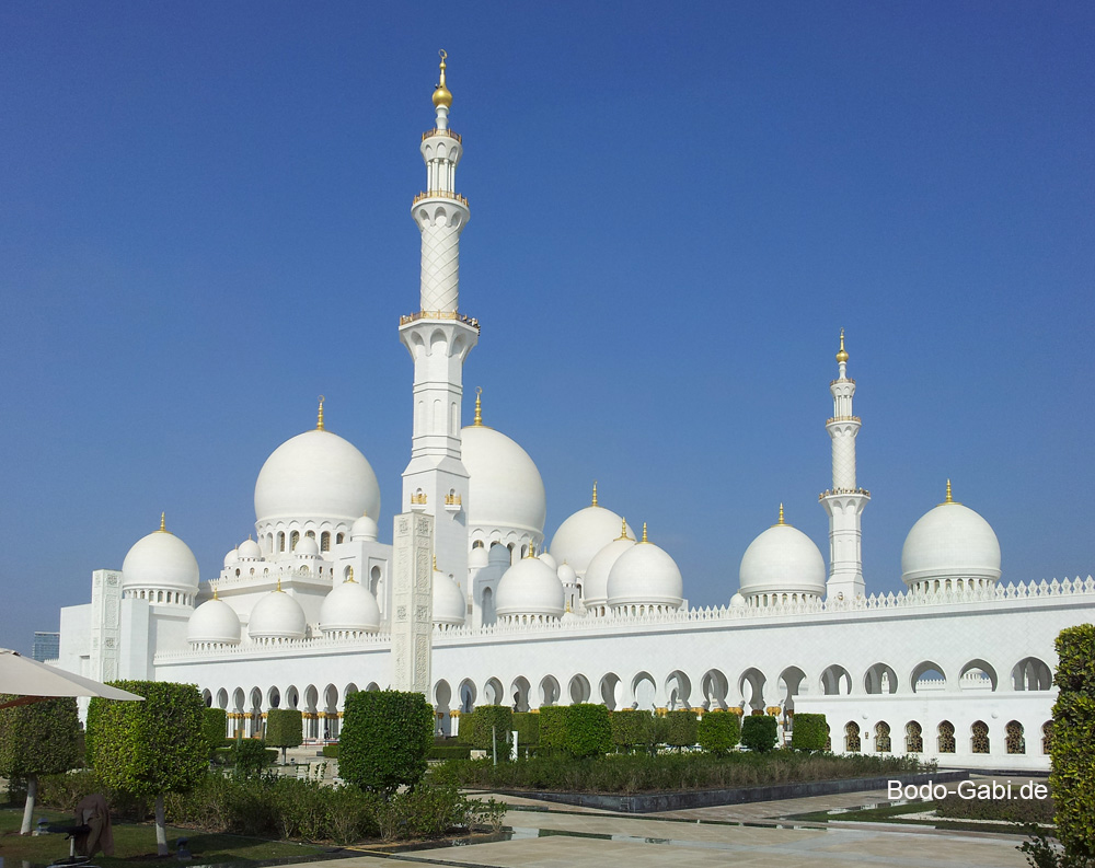 Scheich-Zayid-Moschee am Tag II