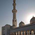Scheich-Zayid-Moschee kurz vor Sonnenuntergang II