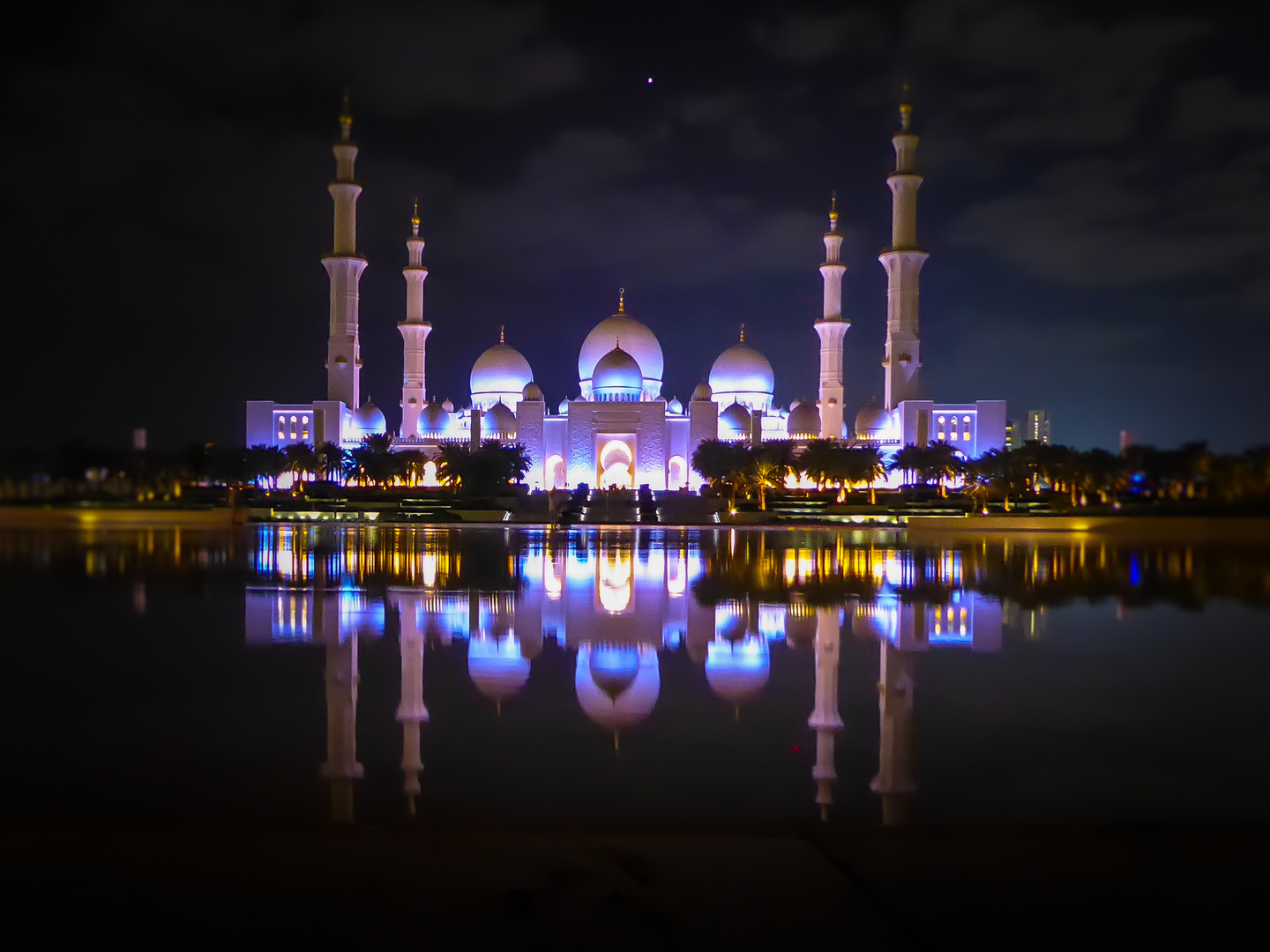 Scheikh Zayid Moschee in Abu Dhabi