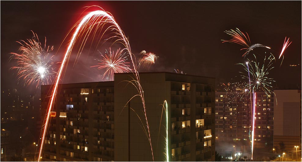 Scheiß auf die Finanzkrise / Silvester 2009 (Lobeda West - Jena)