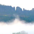 Schei....wetter im Elbsandsteingebirge