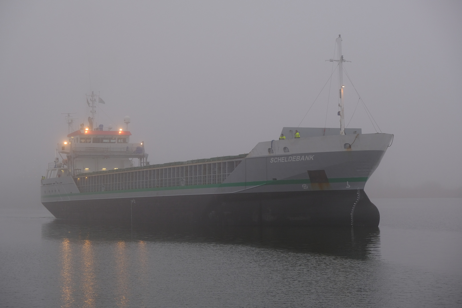 SCHELDEBANK im Nebel