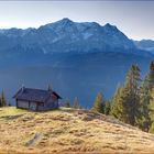 Schellalm vor der Zugspitze