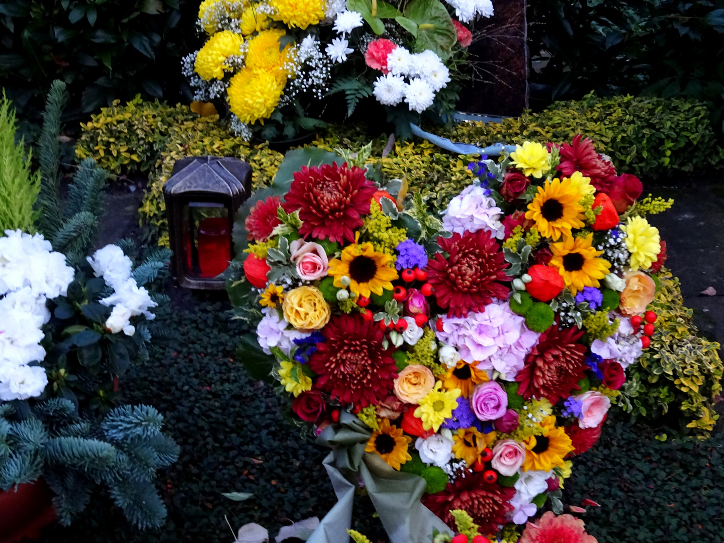 Schenk mir die Blumen bei Lebzeiten.