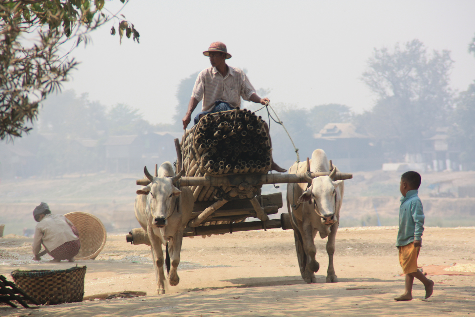 Schenker ist auch in Myanmar tätig...