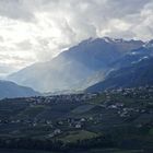 Schenna, Südtirol - Abendstimmung auf der Terrasse von Hotel Hohenwart