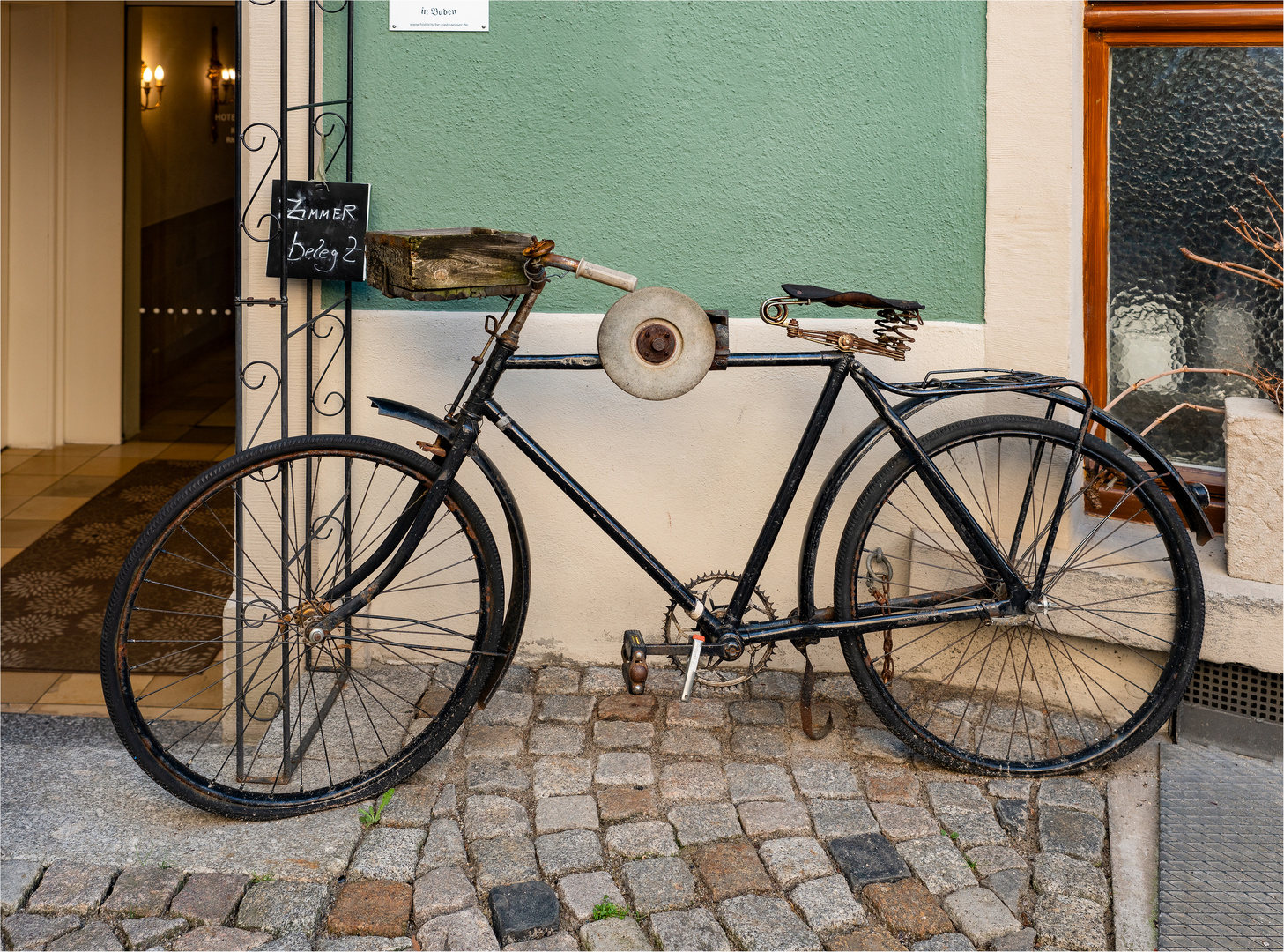 Scheren- und Messerschleifer- Fahrrad