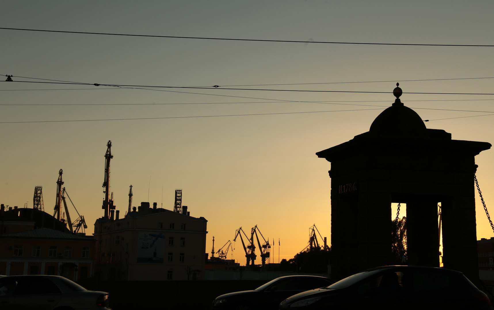 Scherenschnitt aus St. Petersburg