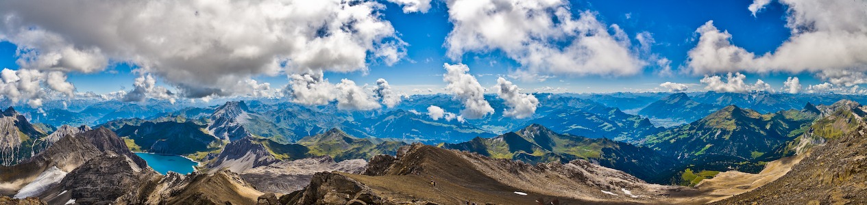 Schesaplana Panorama mit Lünersee