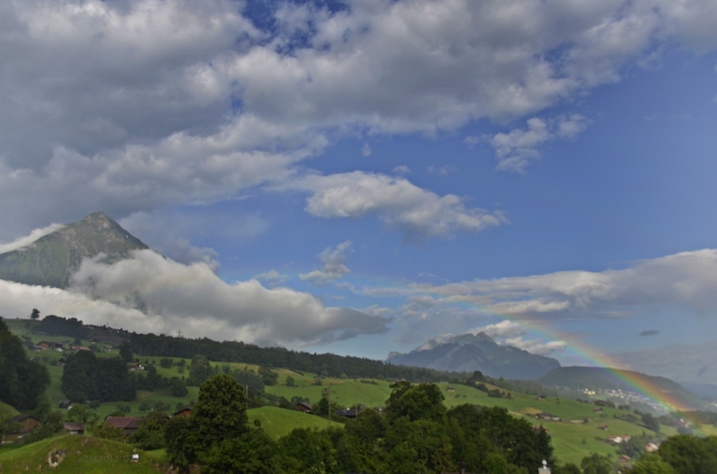 Scheuer Regenbogen