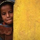 Scheues Mädchen in Nepal