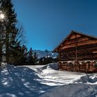 Scheune im Schnee in Weissenberge