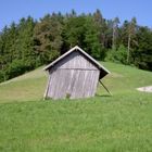 Scheune inmitten der freien Natur