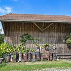 Scheune mit Sammelobjekten
