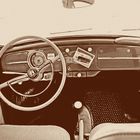 Scheunenfund Volkswagen Bj. 1961, Cockpit