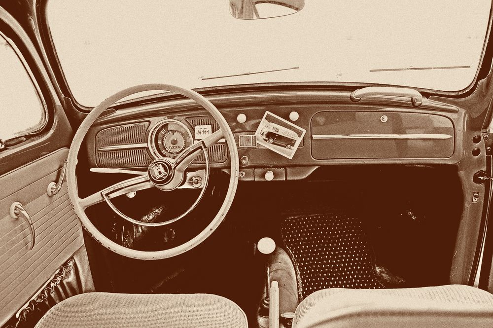 Scheunenfund Volkswagen Bj. 1961, Cockpit