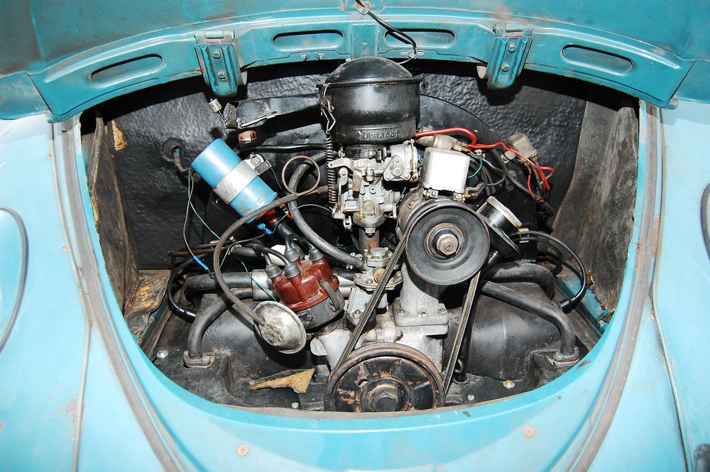 Scheunenfund Volkswagen Bj. 1961, Motor