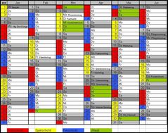 Schichtplan 1.Halbjahr