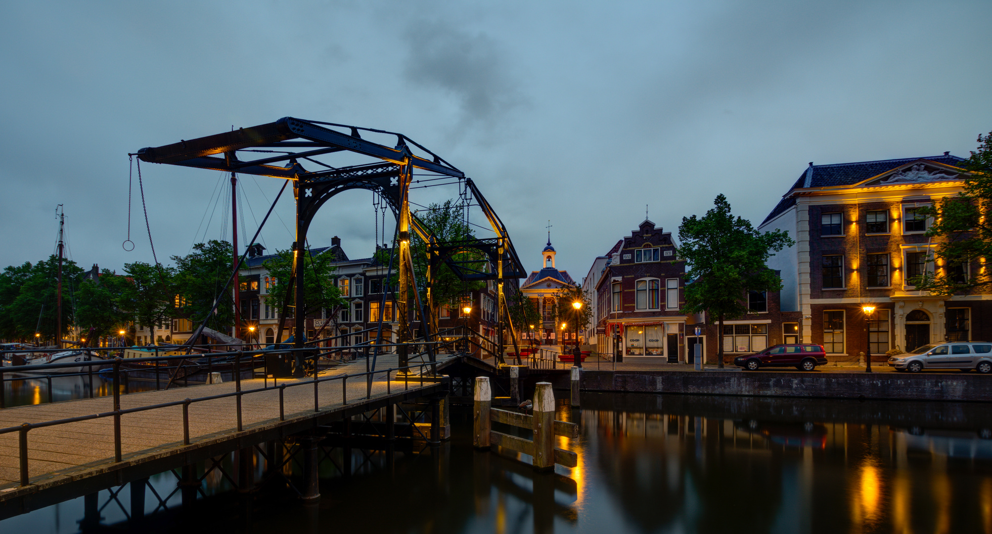 Schiedam - Appelmarktbrug - Lange Haven - Stedelijk Museum - 01