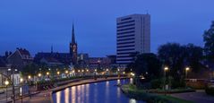 Schiedam - Schie River - Liduina Basilica