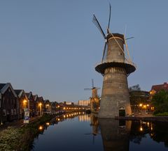 Schiedam - Spoelingbrug - Wind Mills "Noordmolen" and "de Palmboom"- 02