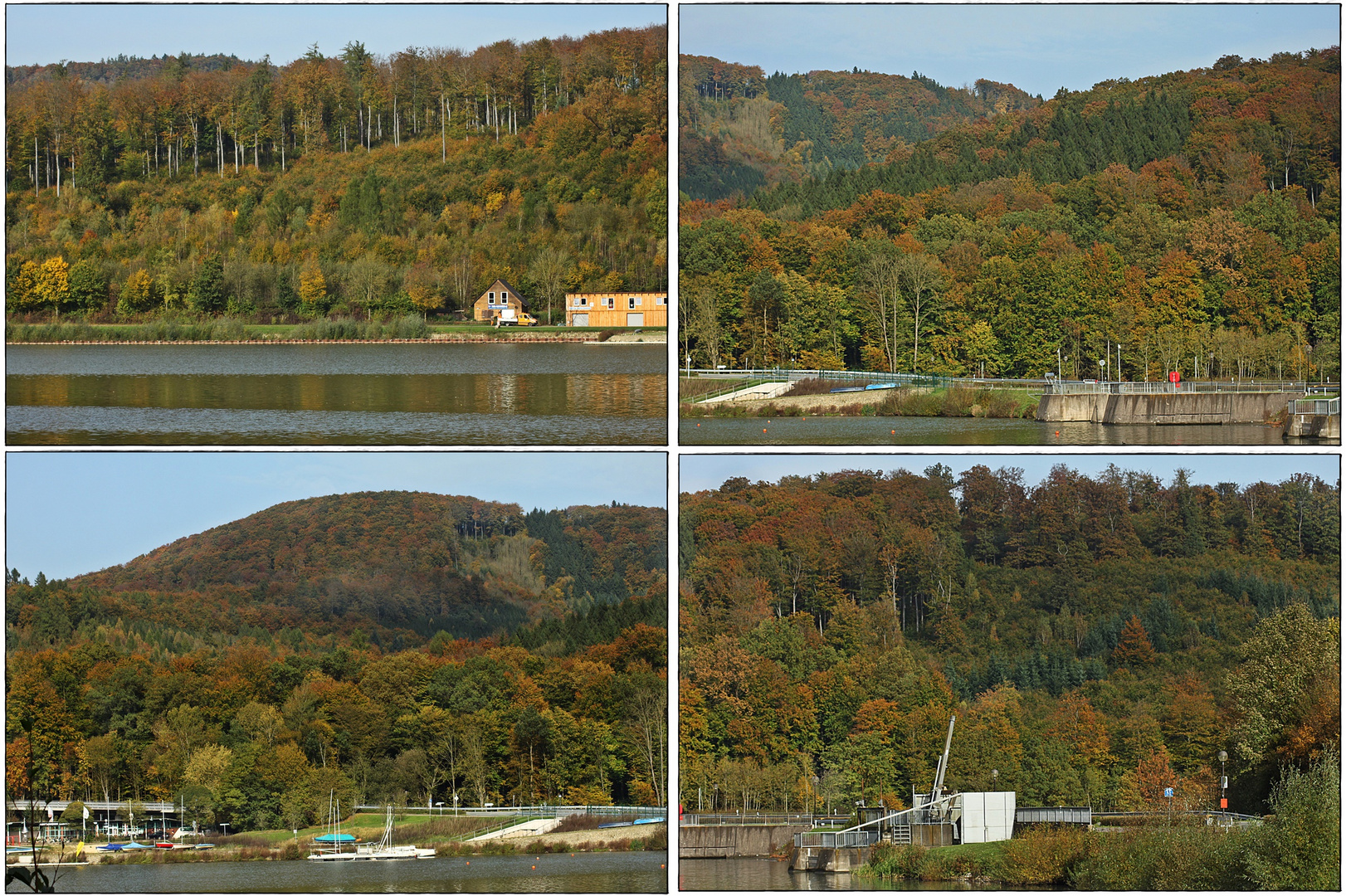 Schiedersee am Staudamm