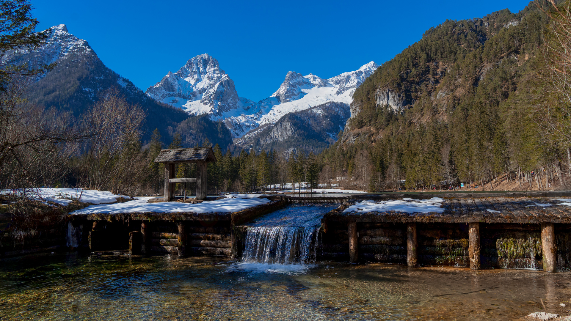 Schiederweiher im Winter