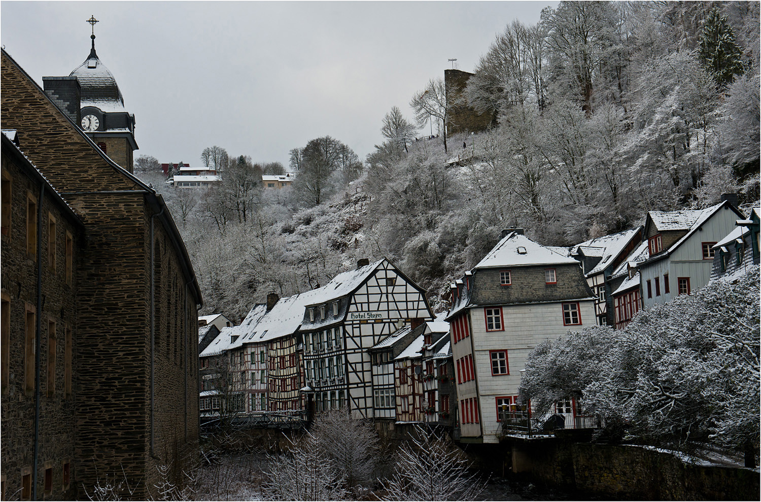 schief auch im Winter