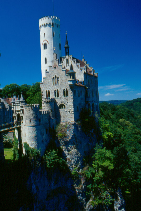 Schiefe Burg von Lichtenstein