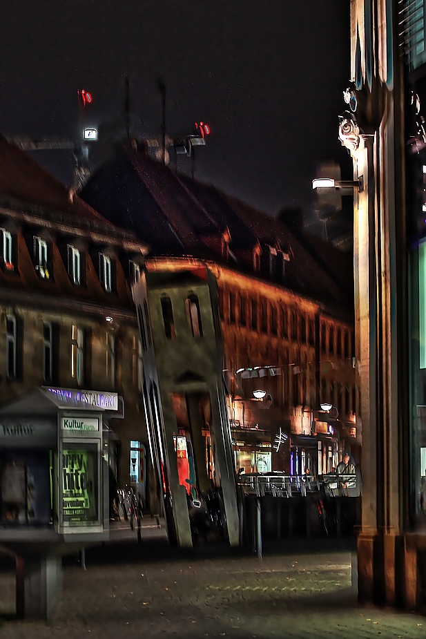 "schiefer Turm in Fürth"