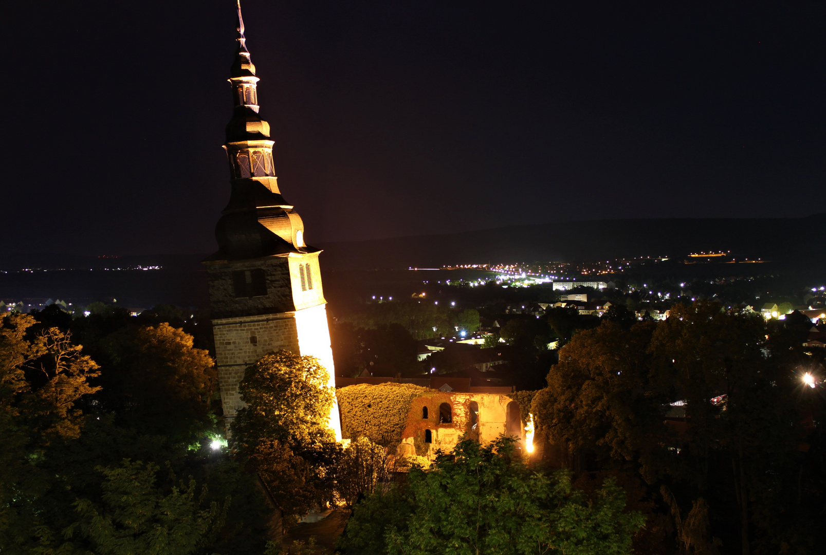 Schiefer Turm von Bad Frankenhausen