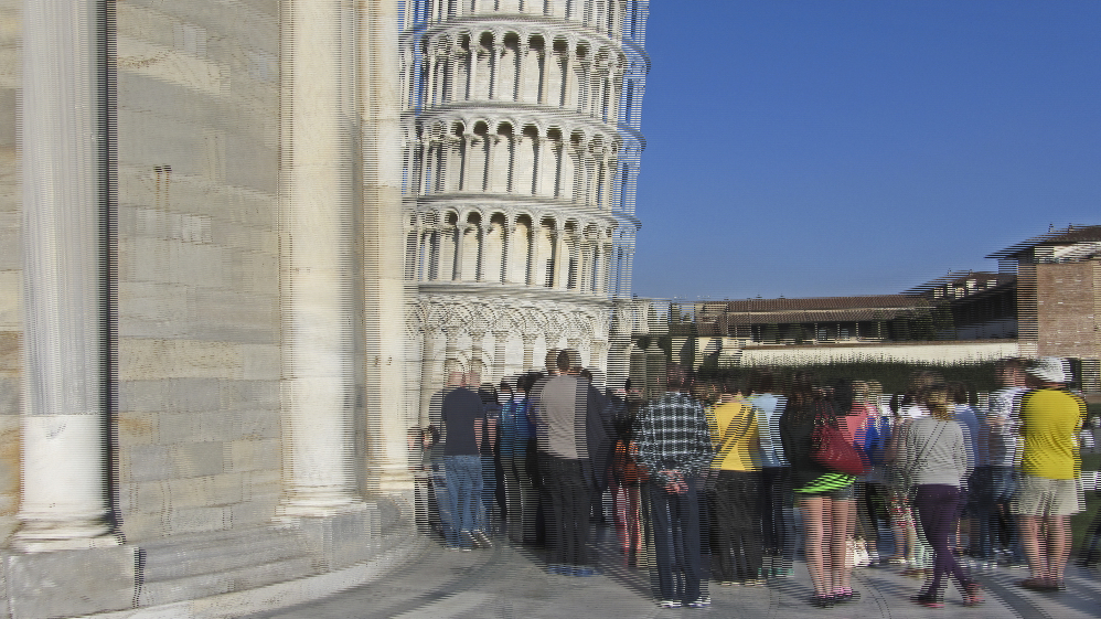 Schiefer Turm von Pisa 2 -3D-