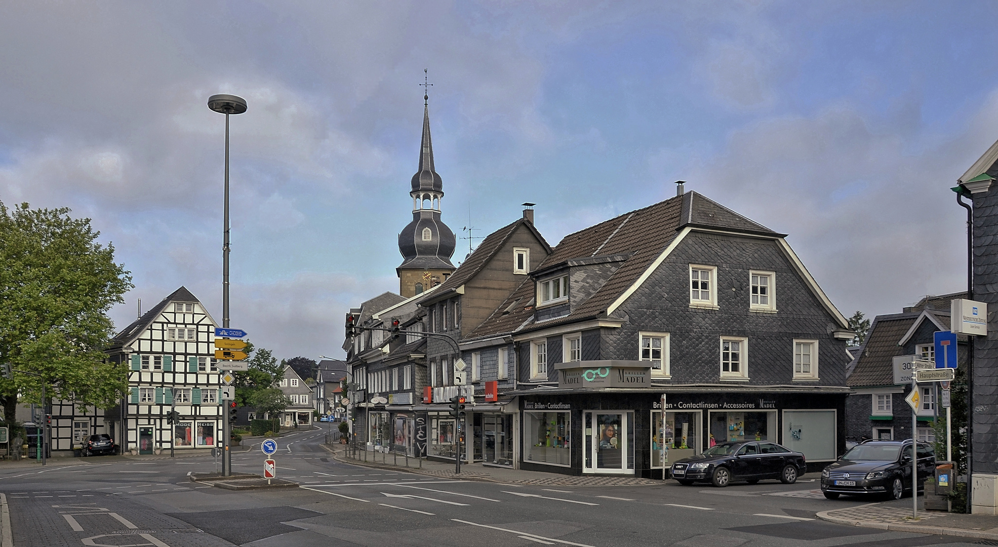 Schiefer und Fachwerk in Cronenberg