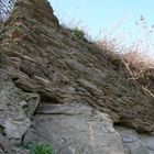 Schieferwand , im Mittelrhein ( Niederheimbach)