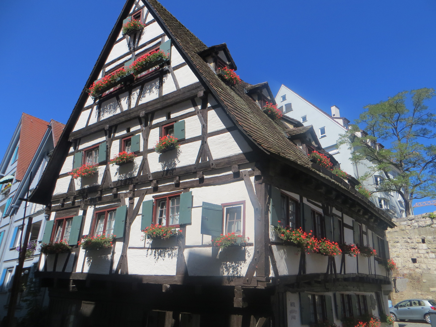 schiefes Haus in Ulm